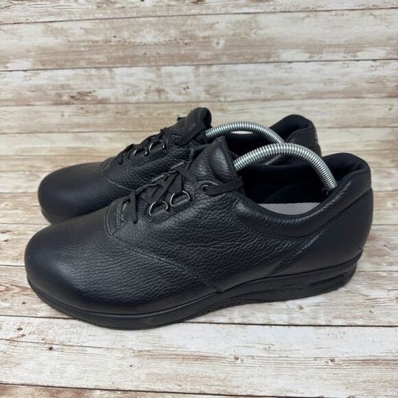SAS Liberty Black Leather Slip Resistant Lace Up Work Shoes Women's Size 12W - Picture 3 of 9